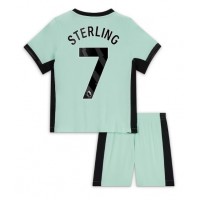 Chelsea Raheem Sterling #7 3rd trikot Kinder 2023-24 Kurzarm (+ Kurze Hosen)
